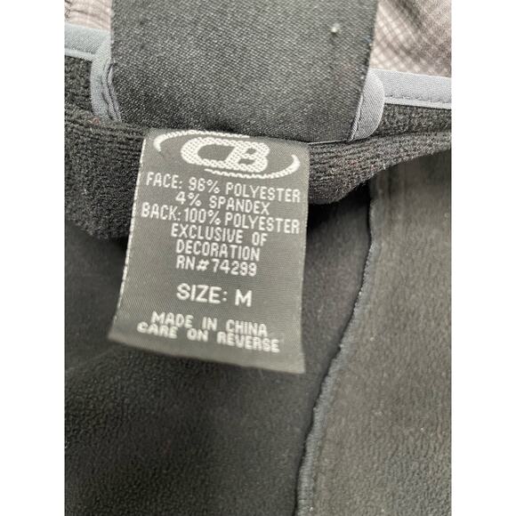 CB Sports Full Zip Performance Jacket Mock Neck Charcoal Women M Gorp Outdoor - Picture 9 of 13